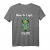 HapFrog T-Shirt mit lustigem Frosch Spruch – Humorvolles Geschenk für Morgenmuffel und Arbeitskollegen