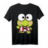 Sanrio Keroppi Frog Front and Back Graphic T-Shirt - Offiziell lizenzierte Fanbekleidung für Sanrio Liebhaber