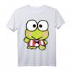 Sanrio Keroppi Frog Front and Back Graphic T-Shirt - Offiziell lizenzierte Fanbekleidung für Sanrio Liebhaber