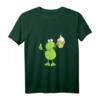 Lustiges Frosch Bier T-Shirt für Damen und Herren – Comic Style Quakfrosch Geschenkidee für Kinder, Teens & Erwachsene