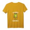 Damen T-Shirt mit Spruch 'Ich Muss Gar Nix' - Lustiges Faulheit T-Shirt mit Frosch Motiv, ideales Geschenk für Freunde und Kollegen