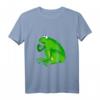 Frosch T-Shirt für Kinder und Tierliebhaber - Lustiges Tiermotiv, klassischer Schnitt, langlebig durch doppelt genähten Saum