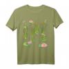 Wasserlilien Libellen mit Frosch auf Seerosenblatt T-Shirt – Naturmotive für Tier- und Pflanzenliebhaber