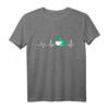 Frosch Herzschlag Geschenk T-Shirt - Lustiges Frosch Design für Tierliebhaber & Frosch Fans