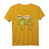 Lustiges Frosch T-Shirt mit Quark Magerquark Motiv – Klassisch geschnitten, doppelt genähter Saum, perfektes Geschenk für Tierliebhaber