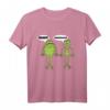 Lustiges Frosch T-Shirt mit Quark Magerquark Motiv – Klassisch geschnitten, doppelt genähter Saum, perfektes Geschenk für Tierliebhaber