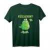 Kuss Frosch T-Shirt mit Spruch - Lustiges Comic Motiv für Kinder, Damen & Herren, Perfektes Geschenk für Tier- und Cartoon-Fans