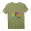 Poison Dart Frösche Amphibien Exotisches Tier T-Shirt mit V-Ausschnitt – Bunte Frosch Grafik, Geschenk für Froschliebhaber & Naturfans