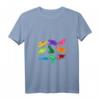 Poison Dart Frösche Amphibien Exotisches Tier T-Shirt mit V-Ausschnitt – Bunte Frosch Grafik, Geschenk für Froschliebhaber & Naturfans