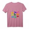 Poison Dart Frösche Amphibien Exotisches Tier T-Shirt mit V-Ausschnitt – Bunte Frosch Grafik, Geschenk für Froschliebhaber & Naturfans