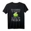 Scheiß Auf Prinz Ich Will Den Frosch T-Shirt - Lustiges Froschmotiv im Comic Style, Perfekt als Geschenk zu Weihnachten oder Geburtstag für Kinder, Teenager und Tierliebhaber