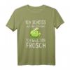 Scheiß Auf Prinz Ich Will Den Frosch T-Shirt - Lustiges Froschmotiv im Comic Style, Perfekt als Geschenk zu Weihnachten oder Geburtstag für Kinder, Teenager und Tierliebhaber
