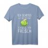 Scheiß Auf Prinz Ich Will Den Frosch T-Shirt - Lustiges Froschmotiv im Comic Style, Perfekt als Geschenk zu Weihnachten oder Geburtstag für Kinder, Teenager und Tierliebhaber