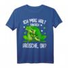 Frosch Ich mag halt Frösche Kinder Mädchen Damen T-Shirt - Süßes Tierliebhaber Geschenk zum Geburtstag & Weihnachten