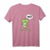 Frosch Frösche Statement Nö Märchen T-Shirt – Unisex Design für Damen und Herren, Lustiges Tiermotive Shirt