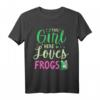 Frosch Fröschlein Kröte Märchen Amphibien T-Shirt - Lustiges Kinder T-Shirt mit Froschcartoon für Märchen- und Amphibienliebhaber
