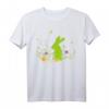 Hase Osterhase Silhouette T-Shirt - Buntes Frühlings- und Ostergeschenk für Natur- und Blumenliebhaber