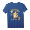 Kinder Geburtstagsshirt 2 Jahre Junge & Mädchen mit Fuchs - Süßes Tiermotive T-Shirt für den 2. Geburtstag