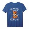 Ich mag halt Füchse Mädchen Damen T-Shirt – Süßes Fuchs-Design, ideales Geschenk für Fuchs-Fans zu Geburtstag & Weihnachten
