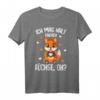 Ich mag halt Füchse Mädchen Damen T-Shirt – Süßes Fuchs-Design, ideales Geschenk für Fuchs-Fans zu Geburtstag & Weihnachten