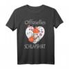 Offizielles Schlafshirt mit Verliebtem Hasen und Fuchs - Lustiges Geschenk für Langschläfer, Morgenmuffel & Paare, ideal als Valentinstags- oder Kuschelgeschenk
