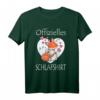 Offizielles Schlafshirt mit Verliebtem Hasen und Fuchs - Lustiges Geschenk für Langschläfer, Morgenmuffel & Paare, ideal als Valentinstags- oder Kuschelgeschenk