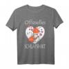 Offizielles Schlafshirt mit Verliebtem Hasen und Fuchs - Lustiges Geschenk für Langschläfer, Morgenmuffel & Paare, ideal als Valentinstags- oder Kuschelgeschenk