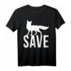 Save The Fox T-Shirt – Für Tierschutz, gegen Füchse-Jagd & Klimawandel, Perfekt für Demonstrationen & als Geschenk