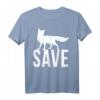 Save The Fox T-Shirt – Für Tierschutz, gegen Füchse-Jagd & Klimawandel, Perfekt für Demonstrationen & als Geschenk