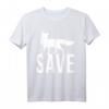Save The Fox T-Shirt – Für Tierschutz, gegen Füchse-Jagd & Klimawandel, Perfekt für Demonstrationen & als Geschenk