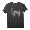 Sheltie Hund T-Shirt - Cute Artistic Tee, Perfektes Geschenk für Hundeliebhaber zu Geburtstag, Weihnachten & Halloween