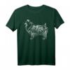 Sheltie Hund T-Shirt - Cute Artistic Tee, Perfektes Geschenk für Hundeliebhaber zu Geburtstag, Weihnachten & Halloween