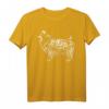 Sheltie Hund T-Shirt - Cute Artistic Tee, Perfektes Geschenk für Hundeliebhaber zu Geburtstag, Weihnachten & Halloween