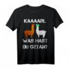 Lamas mit Hüten Karl was hast du getan? Lustiges Lama T-Shirt – Perfektes Geschenk für Nerds, Geeks & Lama-Fans zu Geburtstag, Vatertag & Weihnachten