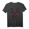 Lustiges Hase Ostern Geschenk für Zocker & Gamer - T-Shirt mit Kopfhörern und Brille, Perfekt für Geburtstag, Weihnachten & Ostern
