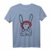 Lustiges Hase Ostern Geschenk für Zocker & Gamer - T-Shirt mit Kopfhörern und Brille, Perfekt für Geburtstag, Weihnachten & Ostern