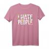 Sarkastisches Witziges Ich hasse Menschen T-Shirt – Lustiges Geschenk für Tierliebhaber, Naturschützer & Humorvolle Menschen