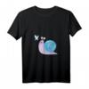 Damen Lustiges Schnecke T-Shirt mit V-Ausschnitt – Mit der Ruhe, Ich liebe Schnecken, Natur- und Gartenmotiv, Perfekt für Gartenliebhaberinnen