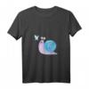 Damen Lustiges Schnecke T-Shirt mit V-Ausschnitt – Mit der Ruhe, Ich liebe Schnecken, Natur- und Gartenmotiv, Perfekt für Gartenliebhaberinnen