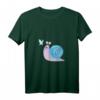 Damen Lustiges Schnecke T-Shirt mit V-Ausschnitt – Mit der Ruhe, Ich liebe Schnecken, Natur- und Gartenmotiv, Perfekt für Gartenliebhaberinnen