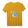 Damen Lustiges Schnecke T-Shirt mit V-Ausschnitt – Mit der Ruhe, Ich liebe Schnecken, Natur- und Gartenmotiv, Perfekt für Gartenliebhaberinnen