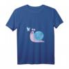 Damen Lustiges Schnecke T-Shirt mit V-Ausschnitt – Mit der Ruhe, Ich liebe Schnecken, Natur- und Gartenmotiv, Perfekt für Gartenliebhaberinnen