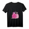 Damen Lustiges Schnecke T-Shirt mit V-Ausschnitt – Immer mit der Ruhe, Liebevolles Gartenmotiv, Perfekt für Natur- und Gartenfreunde