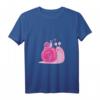 Damen Lustiges Schnecke T-Shirt mit V-Ausschnitt – Immer mit der Ruhe, Liebevolles Gartenmotiv, Perfekt für Natur- und Gartenfreunde