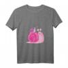 Damen Lustiges Schnecke T-Shirt mit V-Ausschnitt – Immer mit der Ruhe, Liebevolles Gartenmotiv, Perfekt für Natur- und Gartenfreunde