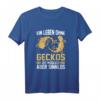 Gecko Reptil Eidechse Terrarium T-Shirt – Lustiges Geschenk für Reptilien- und Terraristik-Liebhaber