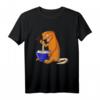 Japanisches Kawaii Anime Eidechse Ramen Kronengecko T-Shirt – Lustiges Geschenk für Reptilien- und Anime-Fans