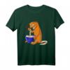Japanisches Kawaii Anime Eidechse Ramen Kronengecko T-Shirt – Lustiges Geschenk für Reptilien- und Anime-Fans