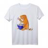 Japanisches Kawaii Anime Eidechse Ramen Kronengecko T-Shirt – Lustiges Geschenk für Reptilien- und Anime-Fans