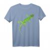 Grüner Gecko Reptilien-Design T-Shirt für Liebhaber der kriechenden Eidechsen, Amphibien und Herpetologie